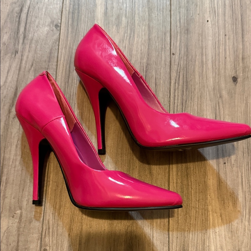 Pleaser Vibrant Pink Stiletto Heels